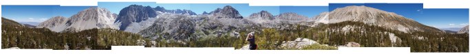 Sierra Nevada Palisades Panorama (Září 2003)