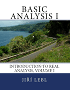 Basic Analysis I Cover